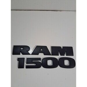 OEM RAM 1500 Side Letters Badge Black (Fits 2019-2023 Dodge Ram Pickup Truck)